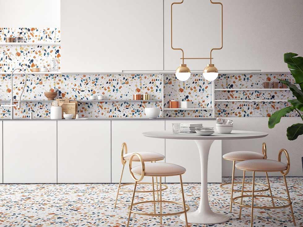 Terrazo Backsplash Kitchen Wall Tiles